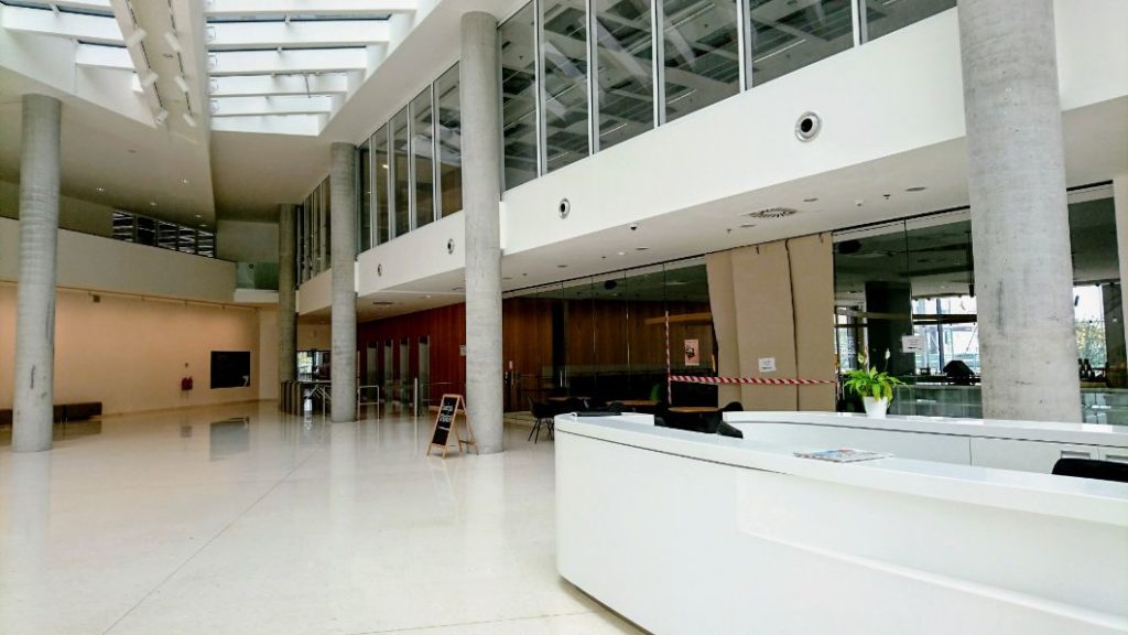 Medical office building interior